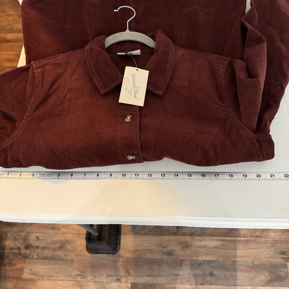Universal Thread Corduroy Button Front Shirt Dres… - image 7